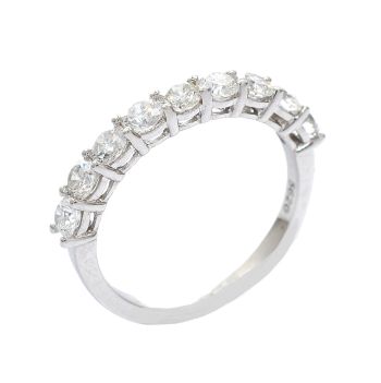 White gold engagement ring with diamond 1.27 ct